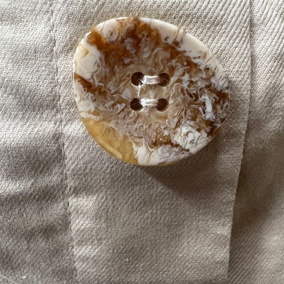 Elliatt x REVOLVE Vanessa Dress Sand sz S, Puff Sleeve, Quiet Luxury Mini - Picture 6 of 13